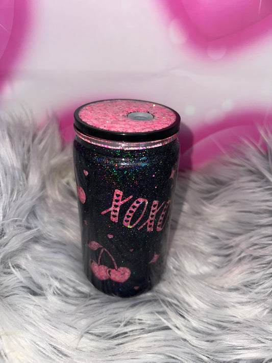 16oz XOXO peekaboo snowglobe