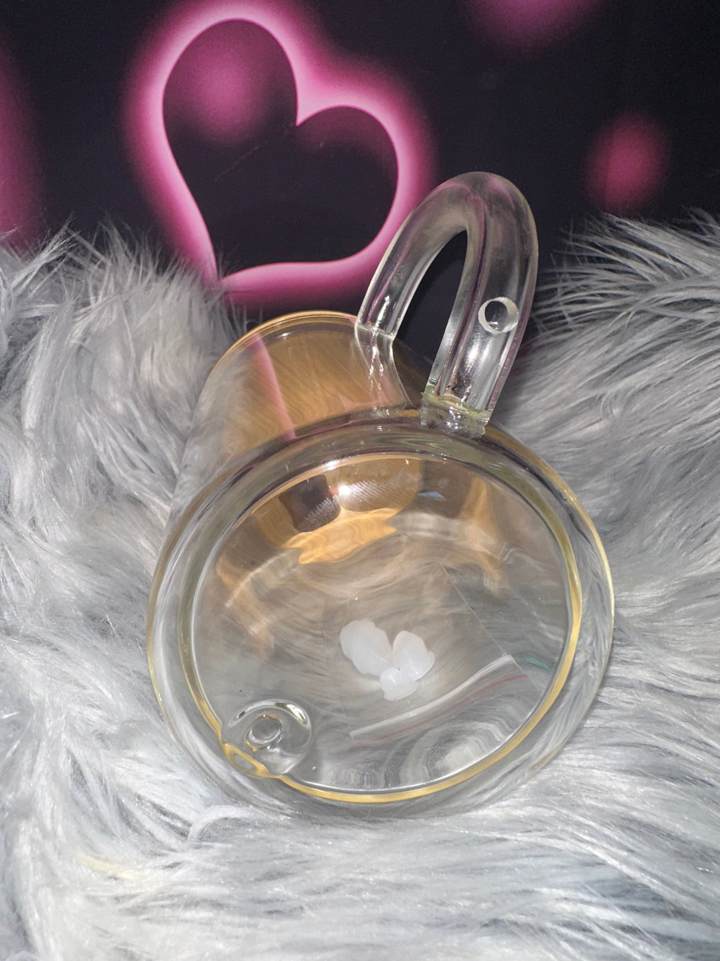 15oz Glass “Snowglobe” Mug