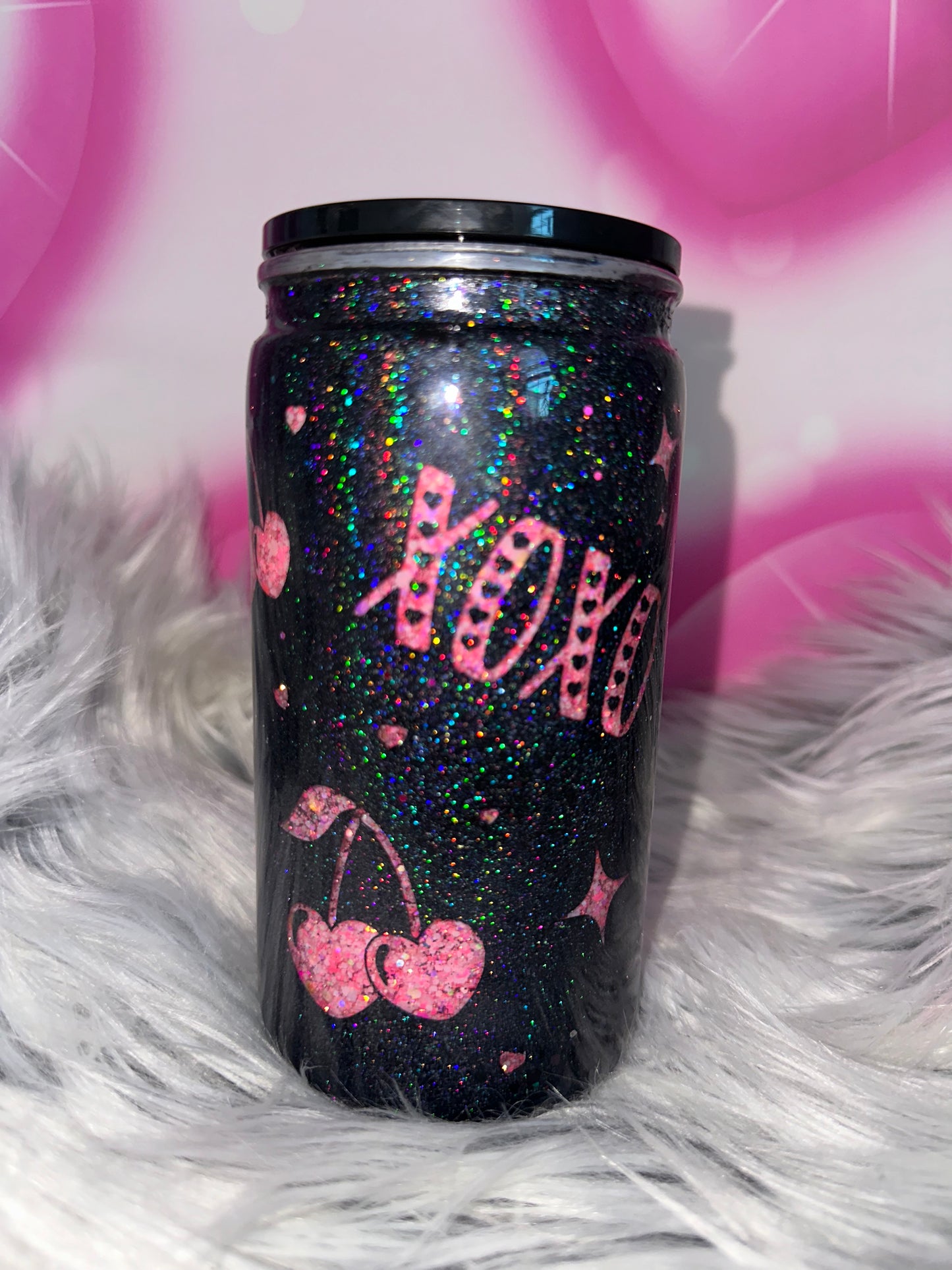 16oz XOXO peekaboo snowglobe
