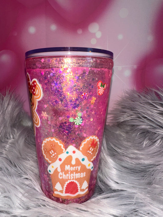16oz gingerbread Snowglobe